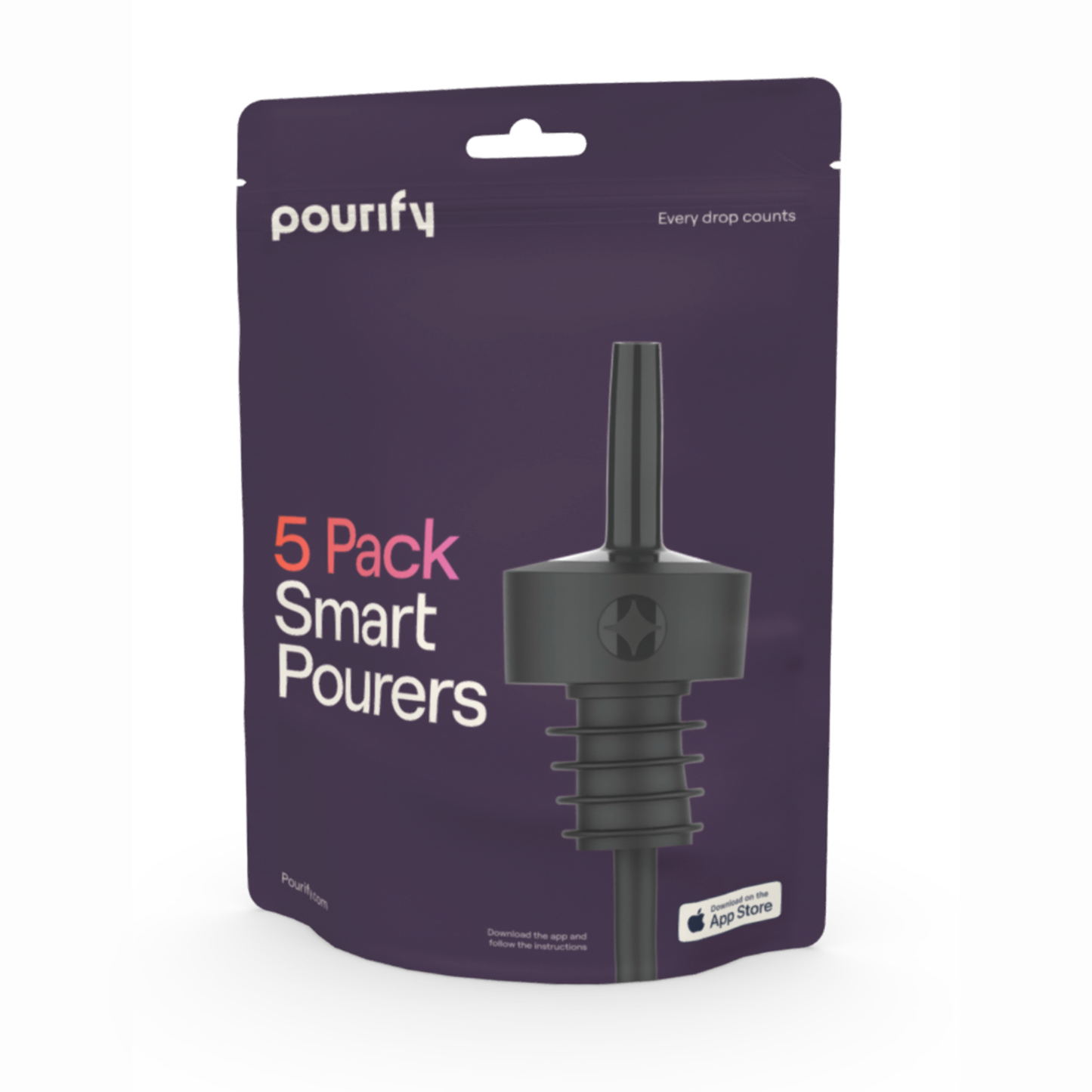 Pourify Smart Pourer 5-pack
